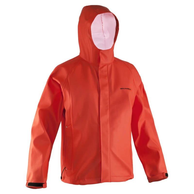Grundens Grundéns Neptune 319 Hooded Jacket Orange 1 Grundens Grundéns Neptune 319 Hooded Jacket Orange