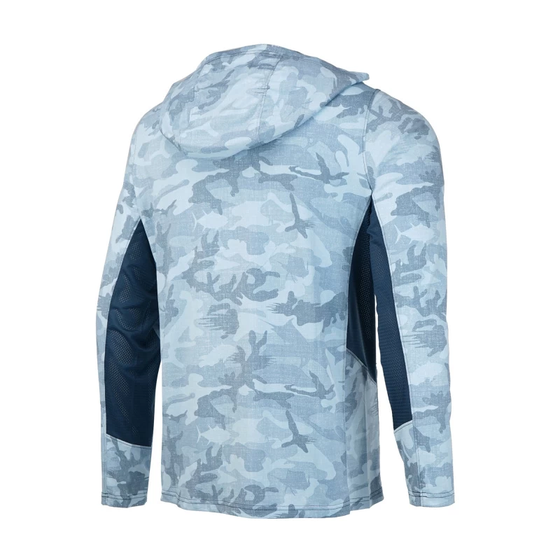 Pelagic Exo Tech Hoody Fish Camo Slate 3 Pelagic Exo Tech Hoody Fish Camo Slate - Afbeelding 3