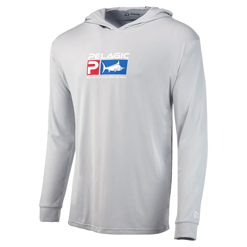 Pelagic Aquatek Deluxe Hoody Light Grey 1 Pelagic Aquatek Deluxe Hoody Light Grey