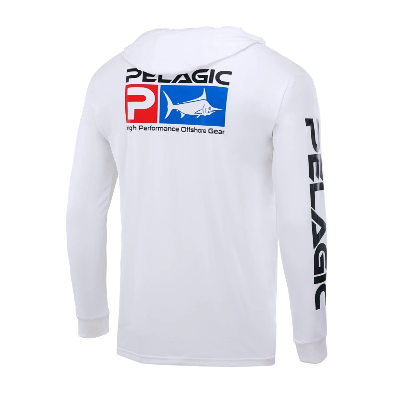 Pelagic Aquatek Deluxe Hoody White 2 Pelagic Aquatek Deluxe Hoody White - Afbeelding 2