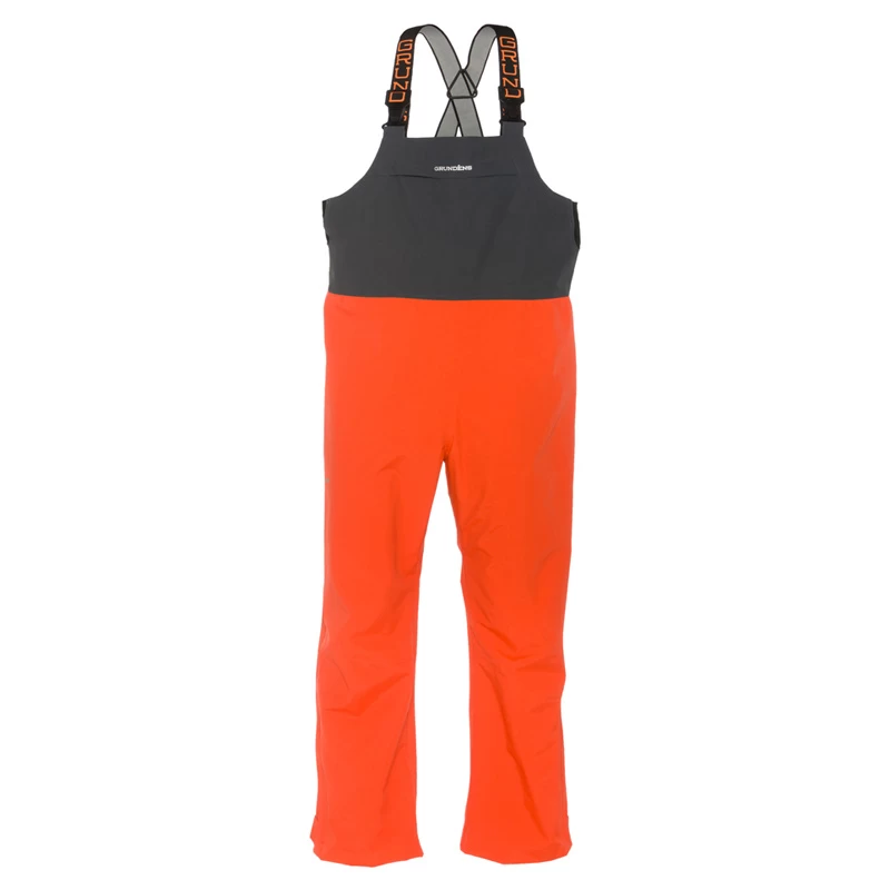Grundens Grundéns Full Share Bib Orange/Grey 1 Grundens Grundéns Full Share Bib Orange/Grey