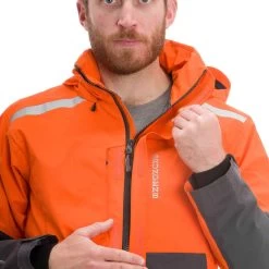 Grundens Grundéns Gambler Gore-Tex® Jacket Red Orange -Outdoor Kleding Koopjes 10352 607 r 5