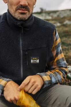 Lundhags Flok Wool Ms Pile Vest Seaweed -Outdoor Kleding Koopjes 1113102 484r 3