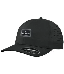 Pelagic Delta Flex Fit Pinacol Hat Black