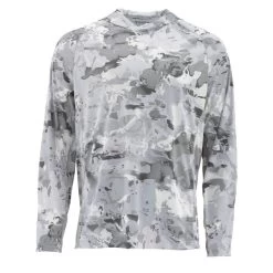 Simms SolarFlex Hoody - Print Cloud Camo Grey
