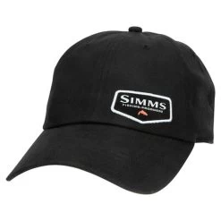 Simms Oil Cloth Cap Black