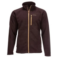 Simms Rivershed Full Zip Mahogany