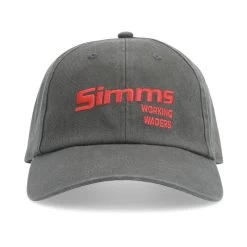 Simms Dad Cap Carbon