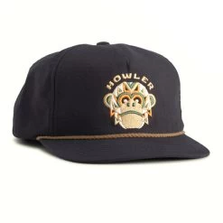 Howler Snapback Hats El Mono Mayor Navy