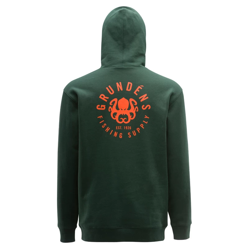 Grundens Grundéns Displacement DWR Hoodie Deep Forest 2 Grundens Grundéns Displacement DWR Hoodie Deep Forest - Afbeelding 2