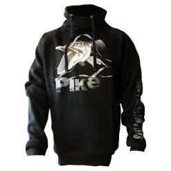 Fladen Hoody Angry Skeleton Pike Black