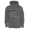 Fladen Hoody Greedy Pike Grey