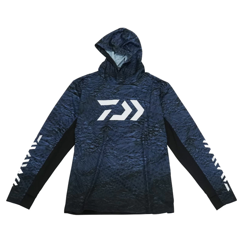 Daiwa Sun Protection Hoodie Navy 1 Daiwa Sun Protection Hoodie Navy