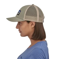 Patagonia P-6 Logo LoPro Trucker Hat Garden Green -Outdoor Kleding Koopjes 38283 GDNG ALL 4
