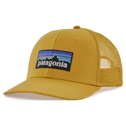 Patagonia P-6 Logo Trucker Hat Cabin Gold