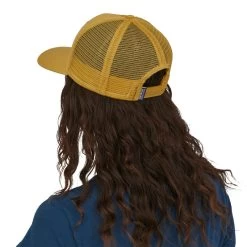 Patagonia P-6 Logo Trucker Hat Cabin Gold -Outdoor Kleding Koopjes 38289 CGLD ALL 3