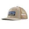 Patagonia P-6 Logo Trucker Hat Oar Tan W/Classic Tan