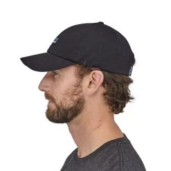 Patagonia P-6 Label Trad Cap Black -Outdoor Kleding Koopjes 38296 BLK ALL 3
