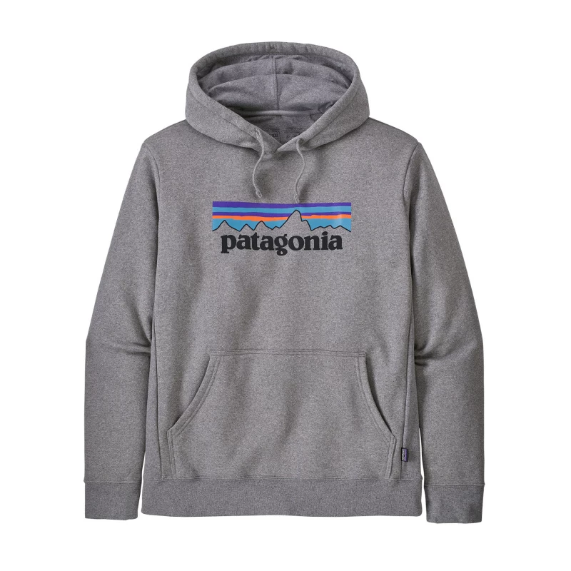 Patagonia M's P-6 Logo Uprisal Hoody Gravel Heather 1 Patagonia M's P-6 Logo Uprisal Hoody Gravel Heather