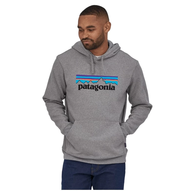 Patagonia M's P-6 Logo Uprisal Hoody Gravel Heather 2 Patagonia M's P-6 Logo Uprisal Hoody Gravel Heather - Afbeelding 2