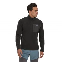 Patagonia M's R1 Air Zip Neck Black 8 Patagonia M's R1 Air Zip Neck Black -Outdoor Kleding Koopjes 40245 BLKr 4