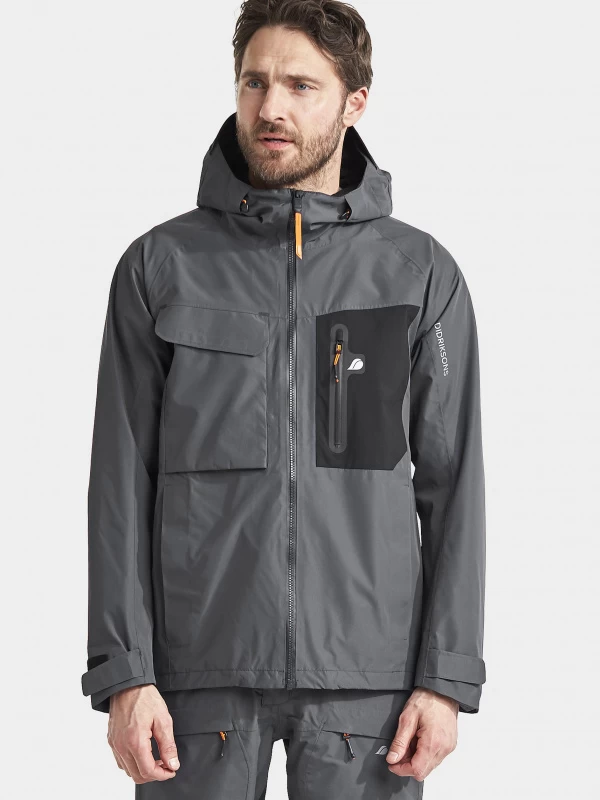 Didriksons Calvus Jacket Coal Black 3 Didriksons Calvus Jacket Coal Black - Afbeelding 3