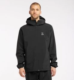 Haglöfs Buteo Jacket Men True Black -Outdoor Kleding Koopjes 6047922C5020r 6