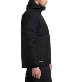 Haglöfs Eldstad 3-in-1 Mimic GTX Jacket Men True Black -Outdoor Kleding Koopjes 6050342C5020r 6
