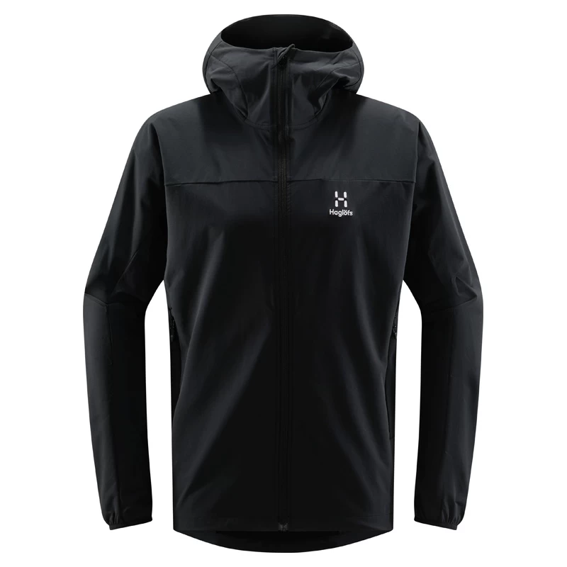 Haglöfs Move Softshell Hood Men True Black 1 Haglöfs Move Softshell Hood Men True Black