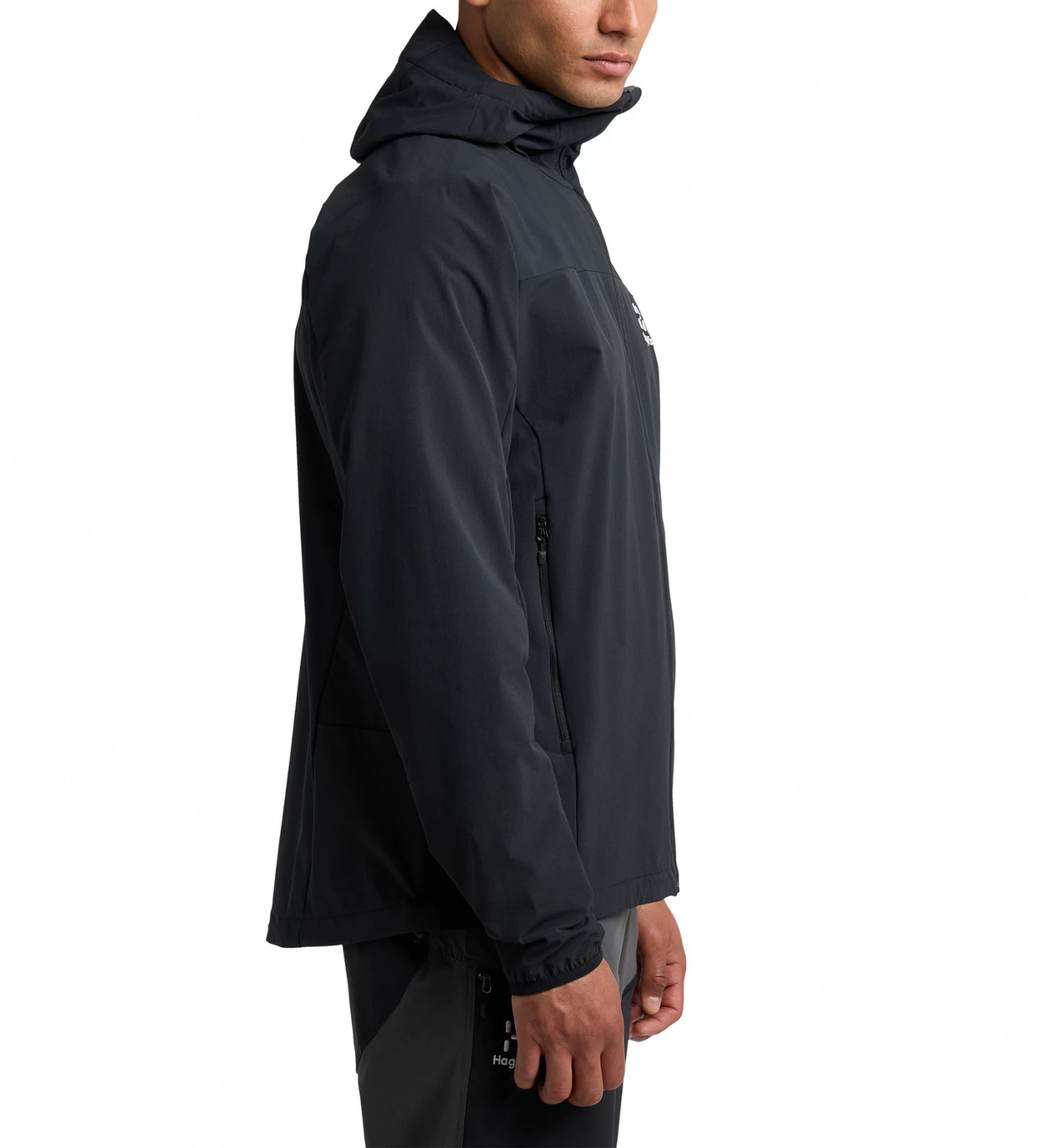Haglöfs Move Softshell Hood Men True Black 5 Haglöfs Move Softshell Hood Men True Black - Afbeelding 5