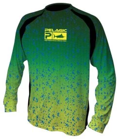 Pelagic Vaportek LSL Technical Shirt Dorado Green