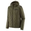 Patagonia M's Nano Puff Fitz Roy Trout Hoody Basin Green