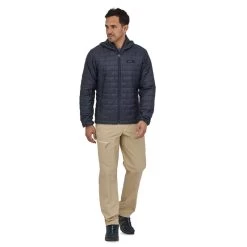 Patagonia M's Nano Puff Fitz Roy Trout Hoody Smolder Blue -Outdoor Kleding Koopjes 84455 SMDBr 4