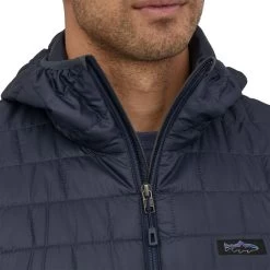 Patagonia M's Nano Puff Fitz Roy Trout Hoody Smolder Blue -Outdoor Kleding Koopjes 84455 SMDBr 7