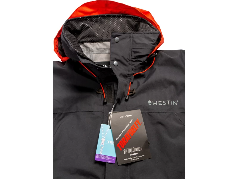 Westin W6 Rain Jacket Steel Black 2 Westin W6 Rain Jacket Steel Black - Afbeelding 2