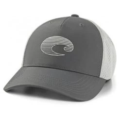 Costa Del Mar Costa XL Trucker Gradient Logo Performance Hat Gray