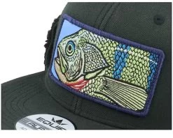 Skillfish Big Perch Patch Vintage Black Ear Flap Snapback -Outdoor Kleding Koopjes OB3000714 6