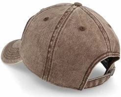 Skillfish Big Trout Patch 382 Snow Washed Brown Dad Cap -Outdoor Kleding Koopjes OB3000715 3