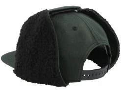 Skillfish Big Trout Patch Vintage Black Ear Flap Snapback -Outdoor Kleding Koopjes OB3000717 3