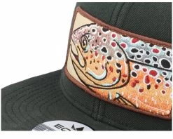 Skillfish Big Trout Patch Vintage Black Ear Flap Snapback -Outdoor Kleding Koopjes OB3000717 6