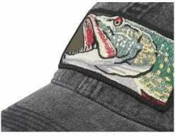 Skillfish Big Pike 382 Snow Washed Black Denim Dad Cap -Outdoor Kleding Koopjes OB3000721 6