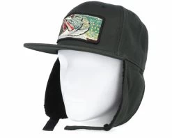 Skillfish Big Pike Vintage Black Ear Flap Snapback -Outdoor Kleding Koopjes OB3000723 7
