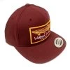 Wolfcreek Pike Patch Fitted Snapback - Burgundy